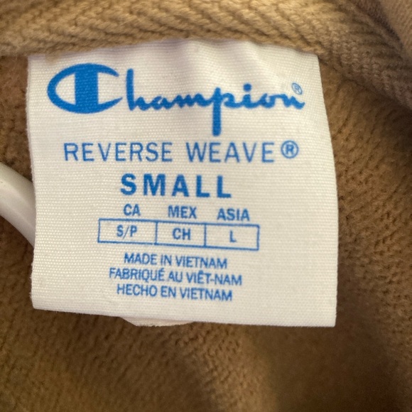 CHAMPION DOUBLE SCRIPT HOODIE SHOP Size Small - Picture 5 of 5
